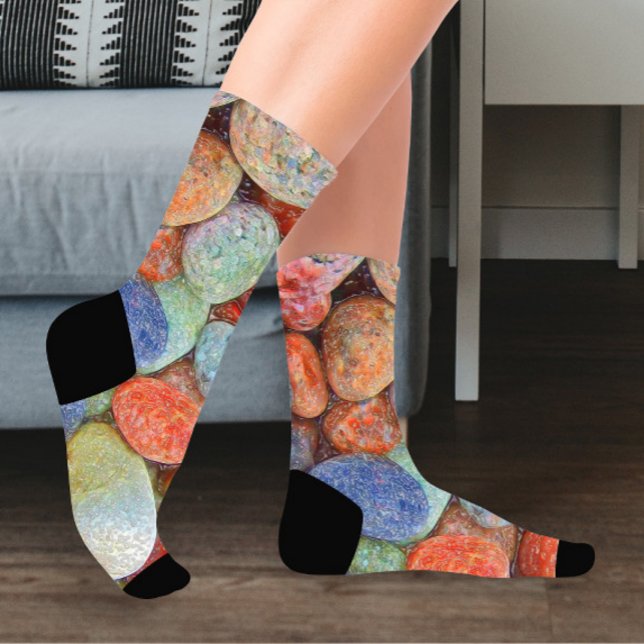 Colourful stones, pebbles, rocks socks (Creator Uploaded)