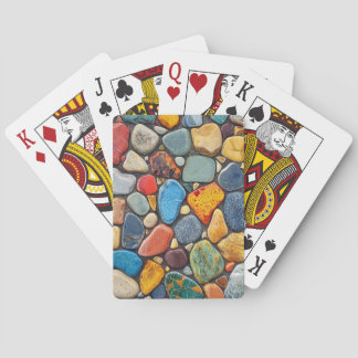 Colourful Stones Playing Cards