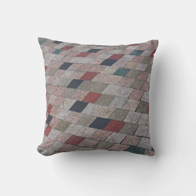 Colourful Stones  Throw Pillow (Front)