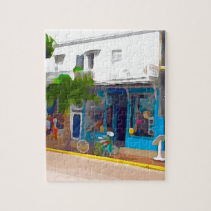 Colourful Stores in Key West Jigsaw Puzzle