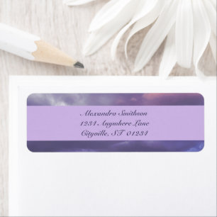 Colourful Storm Clouds Return Address Label