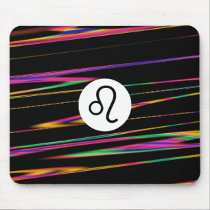 Colourful strands - Leo Mouse Pad