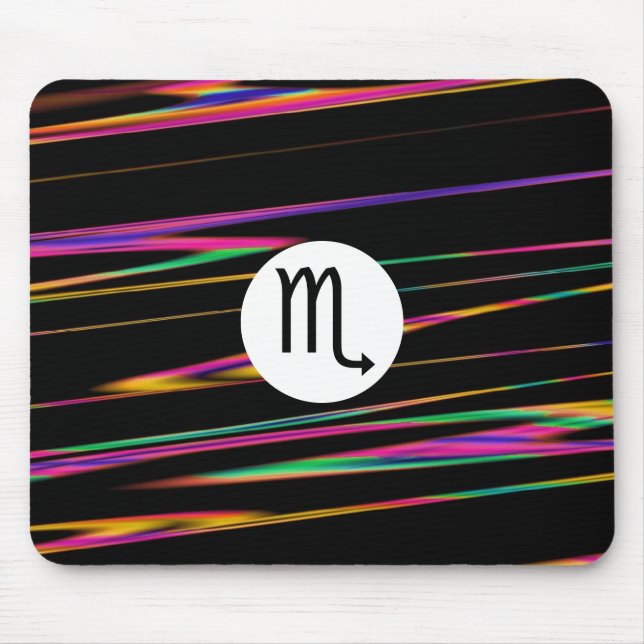 Colourful strands - Scorpio Mouse Pad (Front)