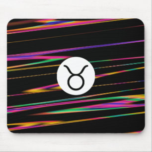 Colourful strands - Taurus Mouse Pad