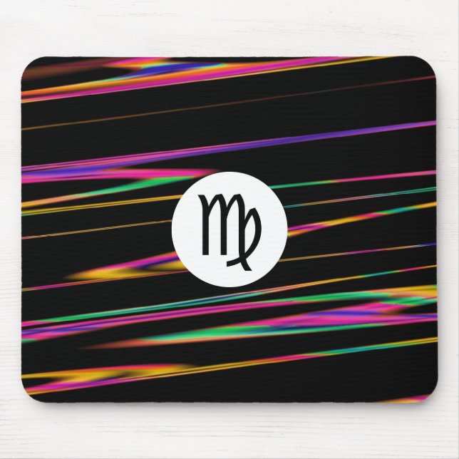 Colourful strands - Virgo Mouse Pad (Front)