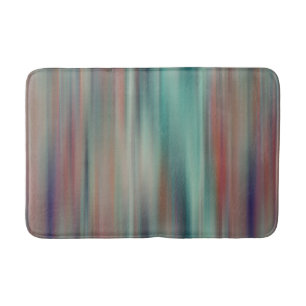 colourful streaks bath mat