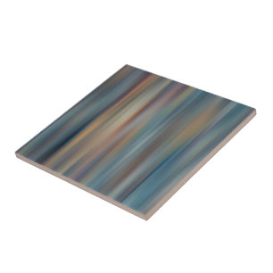 Colourful Streaks Ceramic Tile