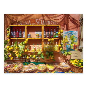 Colourful Street Stall in Italy Photo Print