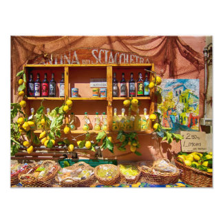 Colourful Street Stall in Italy Photo Print