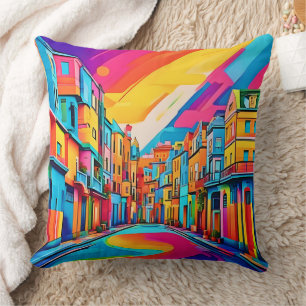 Colourful Street Vibes Cushion