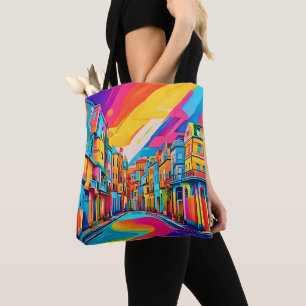 Colourful Street Vibes Tote Bag