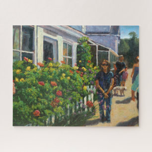 Colourful Streets of Rockport Massachusetts Jigsaw Puzzle