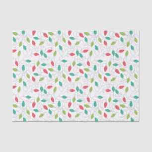 Colourful String Lights Christmas Tissue Paper