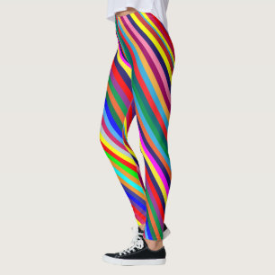 Colourful Stripe Leggings