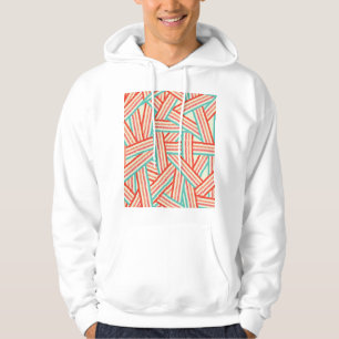 Colourful Striped Abstract Pattern Hoodie