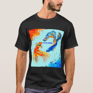 Colourful Striped Fish T-Shirt