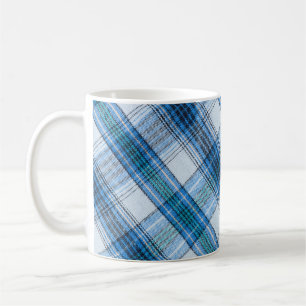 Colourful Striped loincloth fabric background Coffee Mug