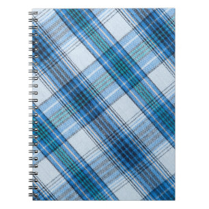 Colourful Striped loincloth fabric background Notebook