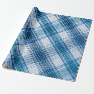 Colourful Striped loincloth fabric background Wrapping Paper