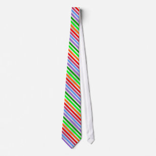 Colourful Striped Necktie