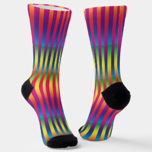 Colourful Striped Pattern Socks