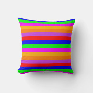 Colourful Striped Pillow