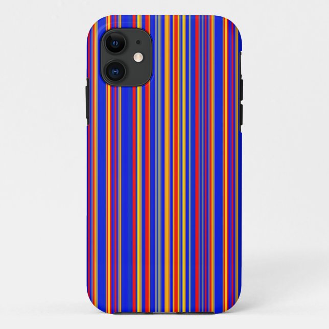 Colourful Stripes 04 iPhone Case (Back)