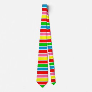 Colourful Stripes Abstract Neck Tie