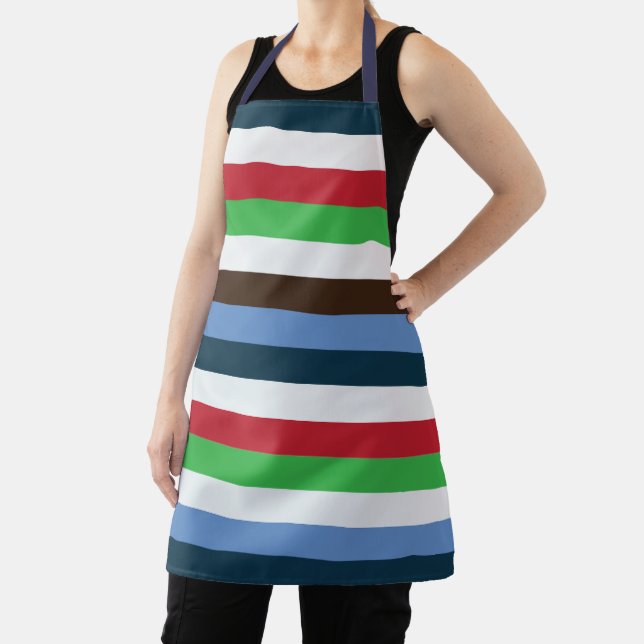 Colourful Stripes  Apron (Insitu)