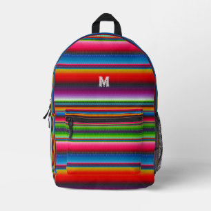 Colourful Stripes Backpack w/out your text
