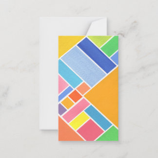 Colourful Stripes Card