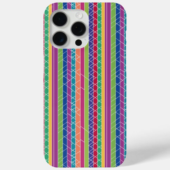 Colourful Stripes Case-Mate iPhone Case (Back)