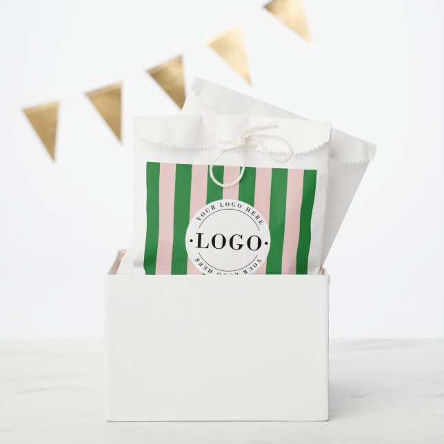 Colourful Stripes Company Business Promotion Gifts Favour Bag (Party)