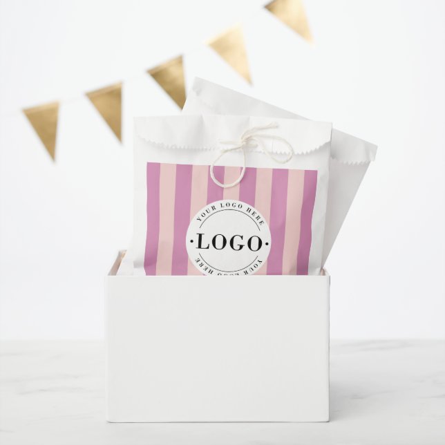 Colourful Stripes Company Business Promotion Gifts Favour Bag (Party)