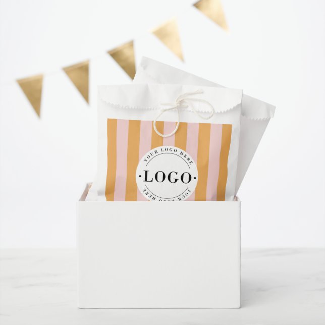 Colourful Stripes Company Business Promotion Gifts Favour Bag (Party)