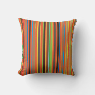 colourful stripes cushion