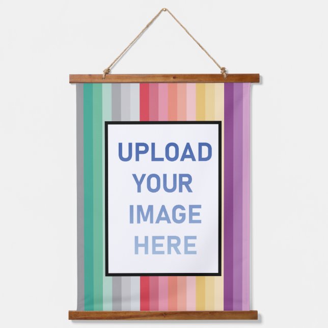 Colourful Stripes Hanging Tapestry (Front)