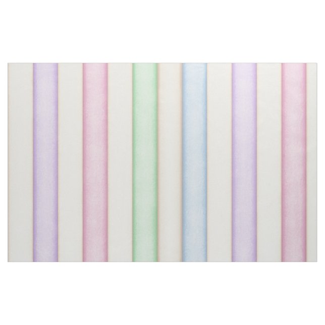 Colourful Stripes in Distressed Pastels (large) Fabric (Fat Quarter)