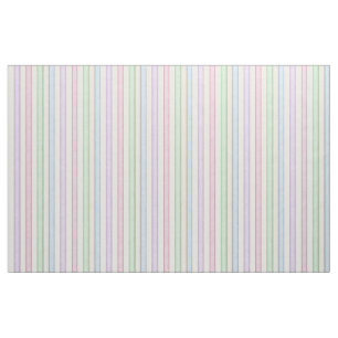 Colourful Stripes in Distressed Pastels (small) Fabric