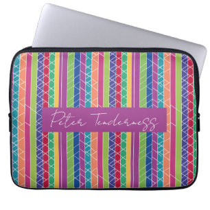 Colourful Stripes Laptop Sleeve