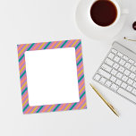 Colourful stripes notepad<br><div class="desc">Colourful striped pattern</div>