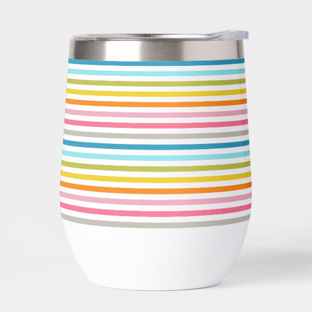 Colourful Stripes Pattern (Left)