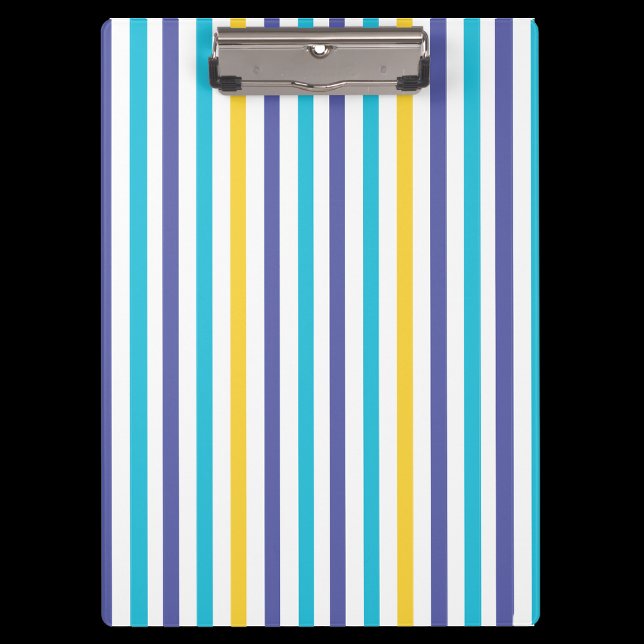 Colourful Stripes Pattern Back To School Clipboard (Creator Uploaded)