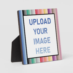 Colourful Stripes Plaque