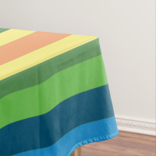 Colourful Stripes Table Cloth