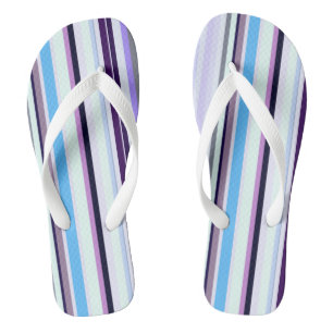 Colourful stripes  thongs