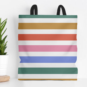Colourful Stripes Tote Bag