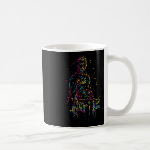 Colourful Strongman Bodybuilding Gym Weightlifting Coffee Mug