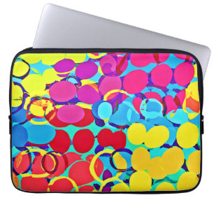 Colourful Stylish and Chic Spectrum Pattern Laptop Sleeve