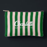 Colourful Stylish Bright Colour Minimalist Stripes Accessory Pouch<br><div class="desc">Print Cut Sew Small Accessory Pouch</div>